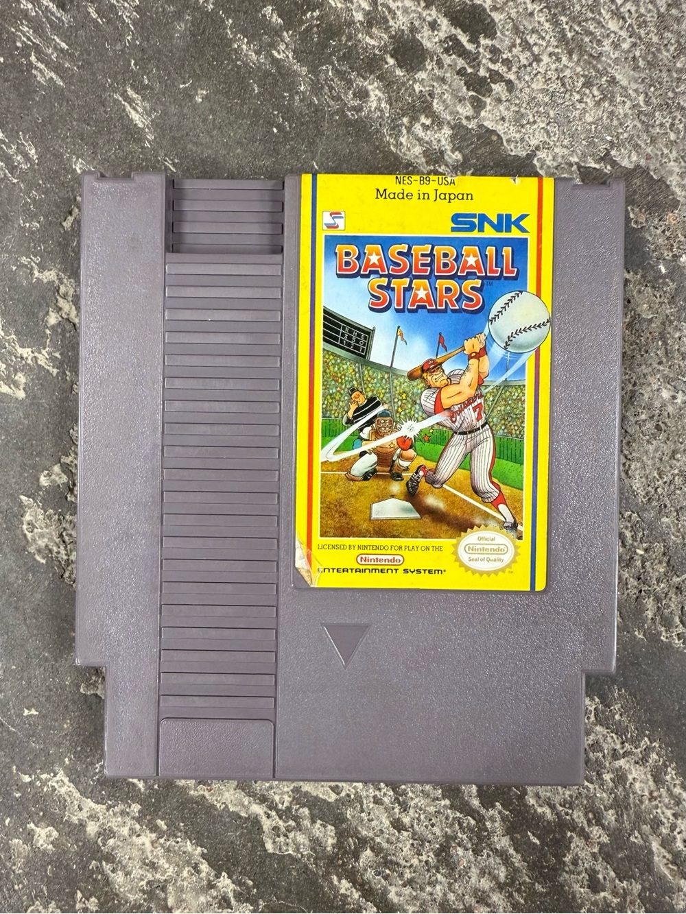 SNK Baseball Stars Nintendo NES Tested Authentic